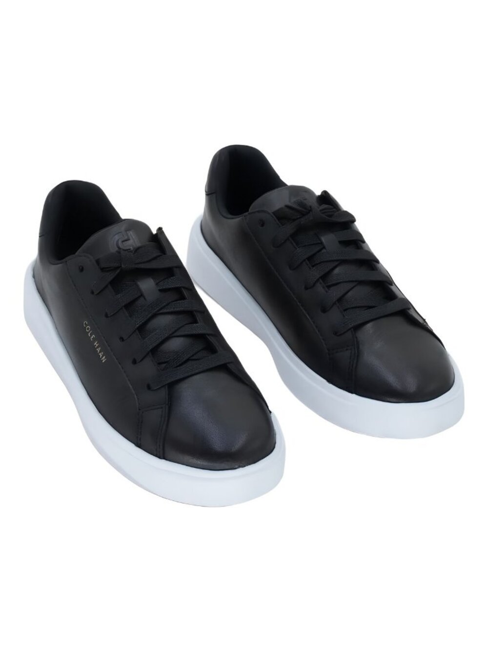 Cole Haan Womens Grand Crosscourt Daily Casual Sneaker Black, White Size 8B